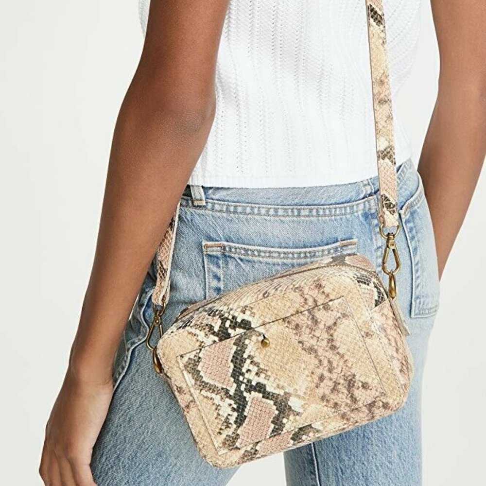 NEW Madewell Snakeskin Camera Bag